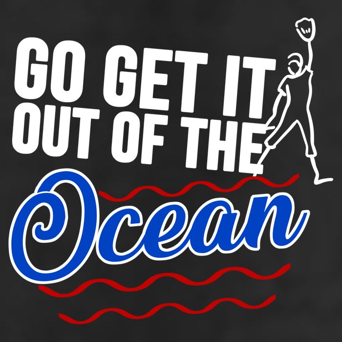Go Get It Out Of The Ocean Baseball 25L Jumbo Tote