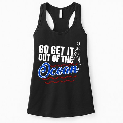 Go Get It Out Of The Ocean Baseball Womens Tank Top