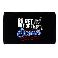 Go Get It Out Of The Ocean Baseball Microfiber Hand Towel