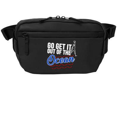 Go Get It Out Of The Ocean Baseball Crossbody Pack