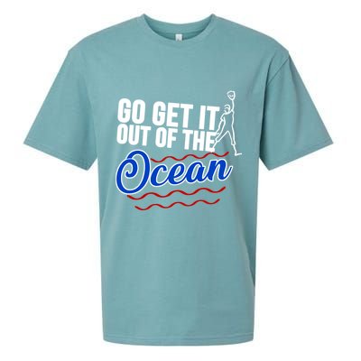 Go Get It Out Of The Ocean Baseball Sueded Cloud Jersey T-Shirt