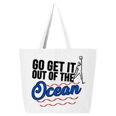 Go Get It Out Of The Ocean Baseball 25L Jumbo Tote