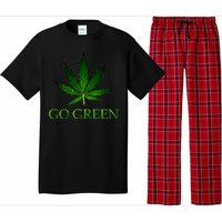 Go Green Medical Marijuana Weed Pajama Set