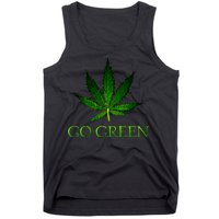 Go Green Medical Marijuana Weed Tank Top