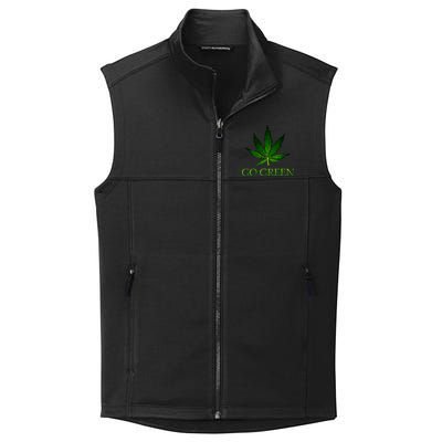 Go Green Medical Marijuana Weed Collective Smooth Fleece Vest