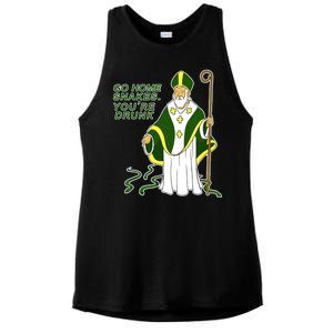 Go Home Snakes Your Drunk St Patrick's Ladies PosiCharge Tri-Blend Wicking Tank