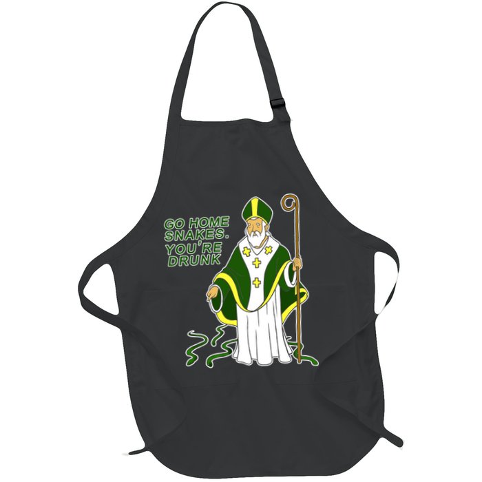 Go Home Snakes Your Drunk St Patrick's Apron