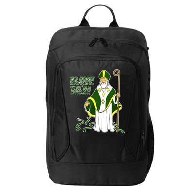 Go Home Snakes Your Drunk St Patrick's City Backpack