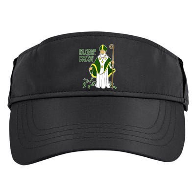Go Home Snakes Your Drunk St Patrick's Adult Drive Performance Visor