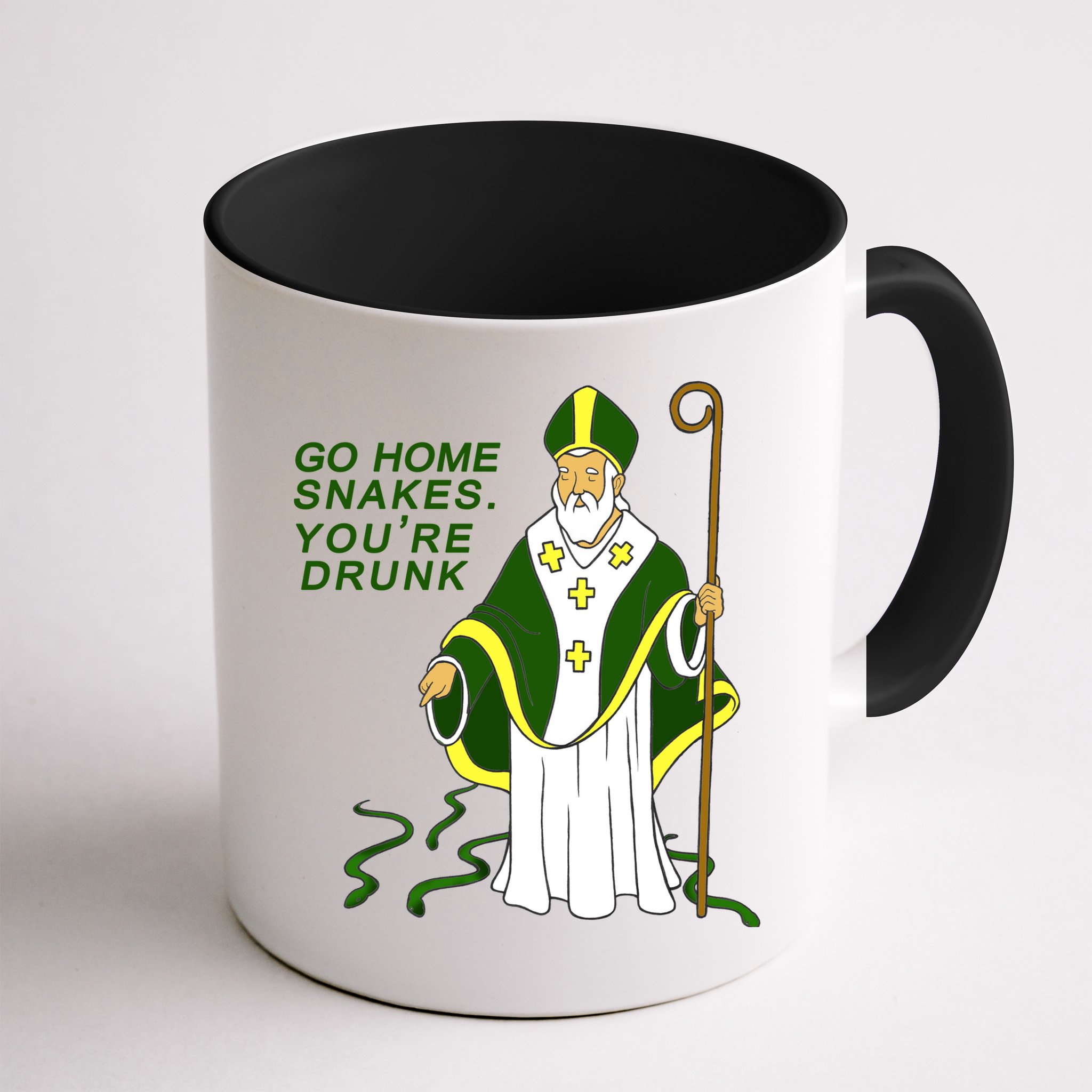 Go Home Snakes Your Drunk St Patrick's Mug