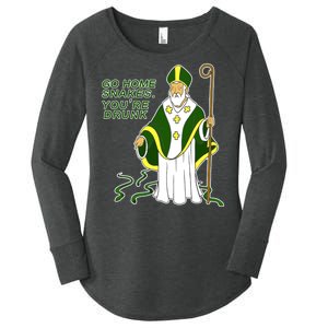 Go Home Snakes Your Drunk St Patrick's Women's Perfect Tri Tunic Long Sleeve Shirt