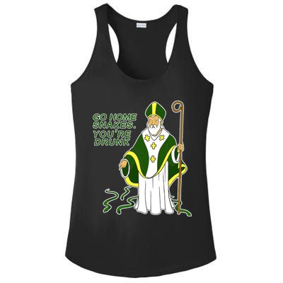 Go Home Snakes Your Drunk St Patrick's Ladies PosiCharge Competitor Racerback Tank