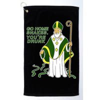 Go Home Snakes Your Drunk St Patrick's Golf Towel