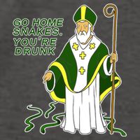 Go Home Snakes Your Drunk St Patrick's Vector Backpack