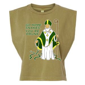 Go Home Snakes Your Drunk St Patrick's Garment-Dyed Women's Muscle Tee