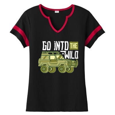 Go Into The Wild Ladies Halftime Notch Neck Tee