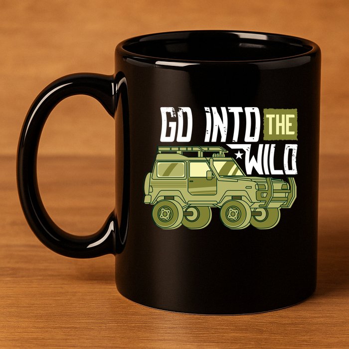 Go Into The Wild 11oz C Handle Ceramic Mug