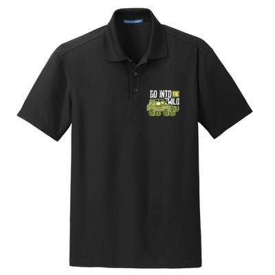 Go Into The Wild Dry Zone Grid Polo