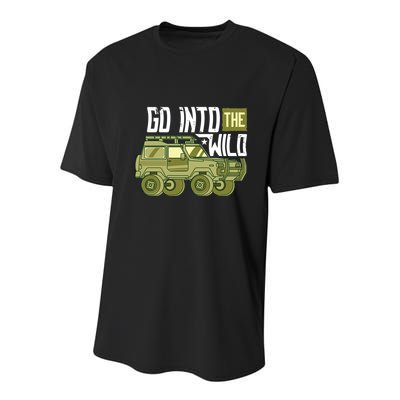 Go Into The Wild Youth Performance Sprint T-Shirt