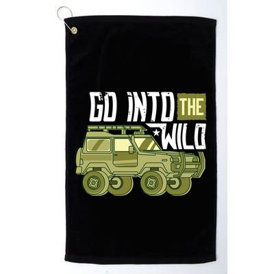 Go Into The Wild Golf Towel