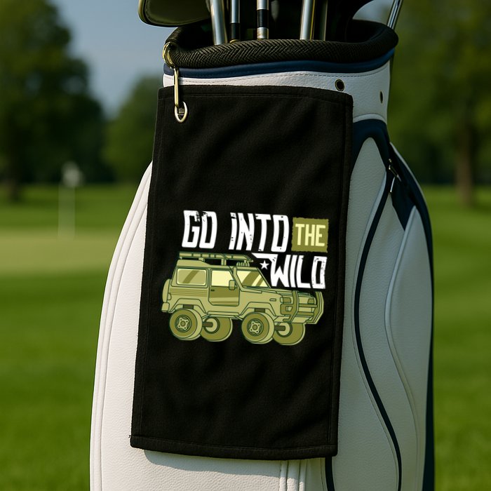 Go Into The Wild Golf Towel