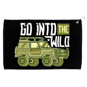 Go Into The Wild Grommeted Golf Towel