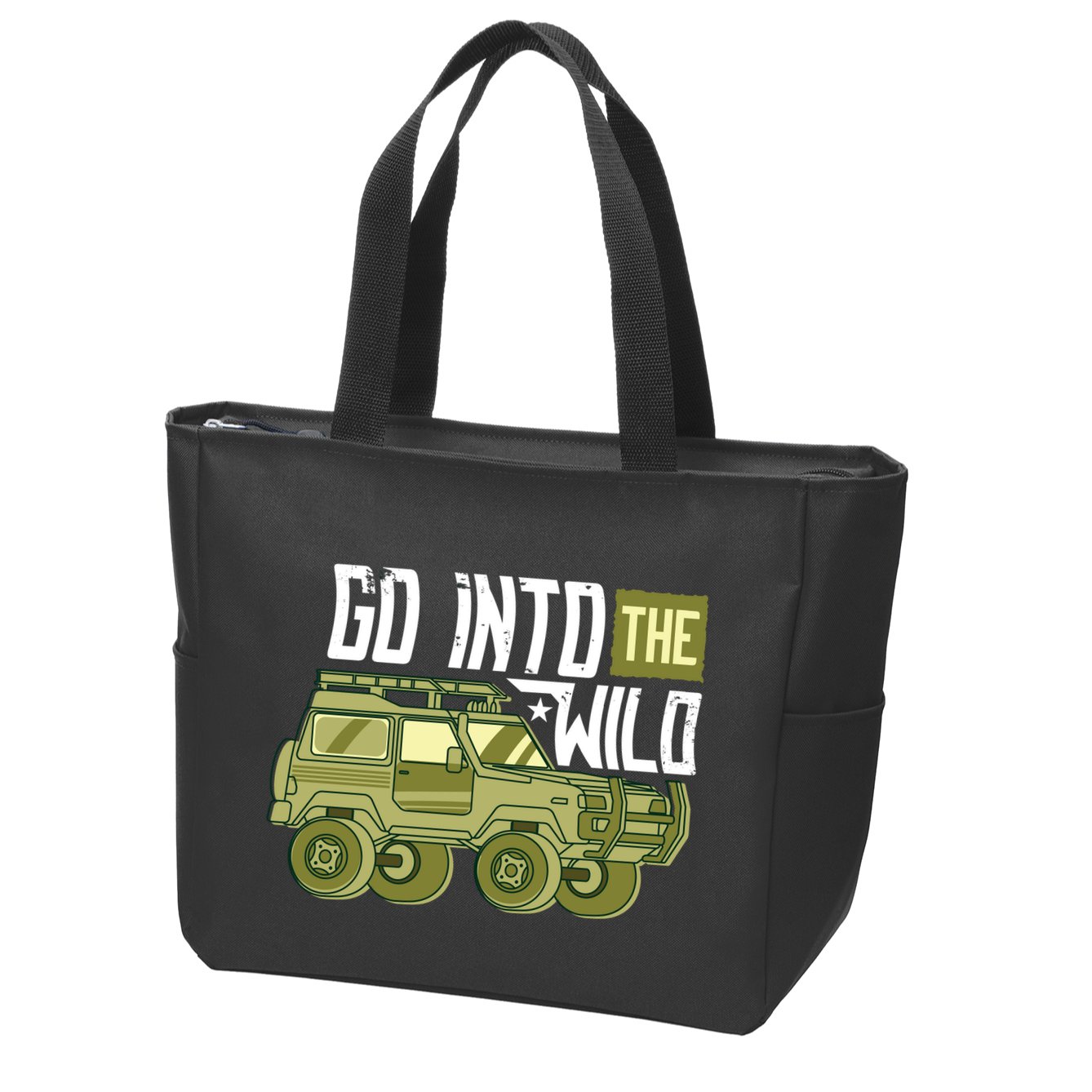 Go Into The Wild Zip Tote Bag