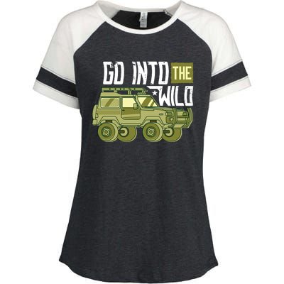 Go Into The Wild Enza Ladies Jersey Colorblock Tee