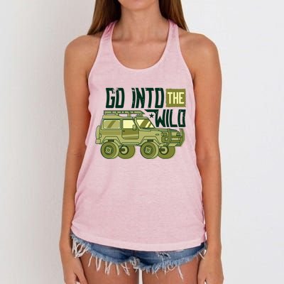 Go Into The Wild Women's Knotted Racerback Tank