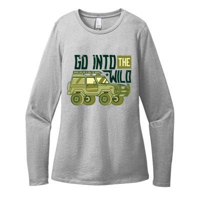 Go Into The Wild Womens CVC Long Sleeve Shirt