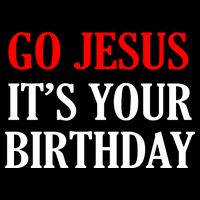Go Jesus, It's Your Birthday Stripe Pom Pom Beanie
