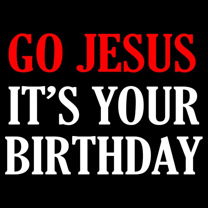 Go Jesus, It's Your Birthday Stripe Pom Pom Beanie