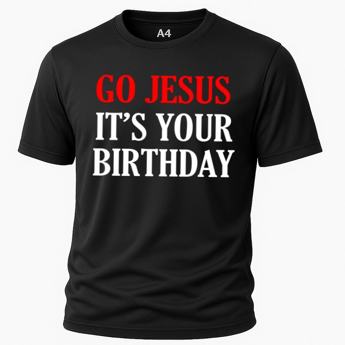 Go Jesus, It's Your Birthday Cooling Performance Crew T-Shirt