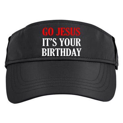Go Jesus, It's Your Birthday Adult Drive Performance Visor
