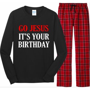 Go Jesus, It's Your Birthday Long Sleeve Pajama Set