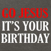 Go Jesus It's Your Birthday Cotton Canvas Backpack