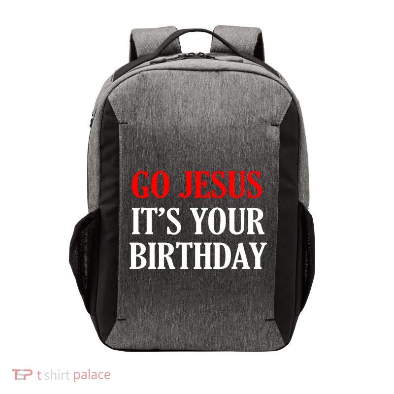 Go Jesus It's Your Birthday Vector Backpack