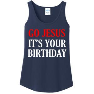 Go Jesus, It's Your Birthday Ladies Essential Tank