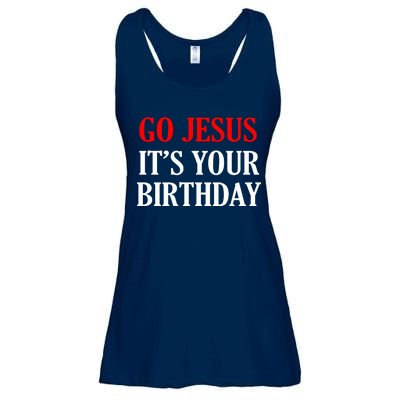 Go Jesus, It's Your Birthday Ladies Essential Flowy Tank