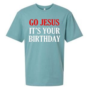 Go Jesus, It's Your Birthday Sueded Cloud Jersey T-Shirt