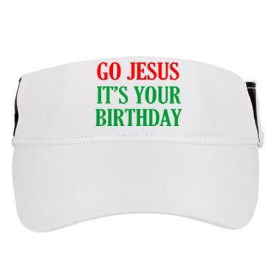 Go Jesus It's Your Birthday Adult Drive Performance Visor