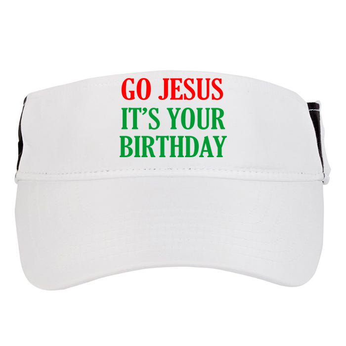 Go Jesus It's Your Birthday Adult Drive Performance Visor