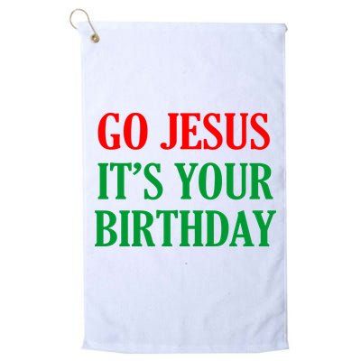 Go Jesus It's Your Birthday Golf Towel