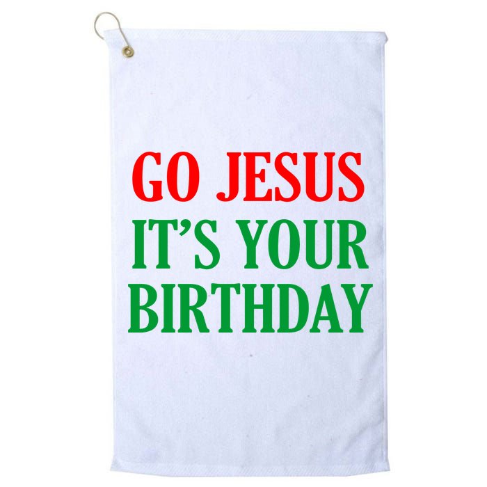 Go Jesus It's Your Birthday Golf Towel