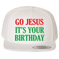 Go Jesus It's Your Birthday Wool Snapback Cap