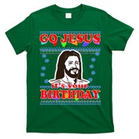 Go Jesus It's Your Birthday Ugly Christmas T-Shirt