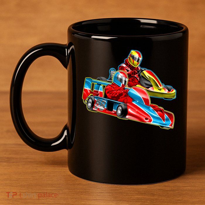 Go Karts 11oz C Handle Ceramic Mug
