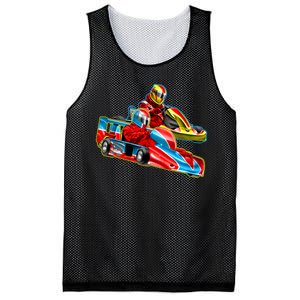 Go Karts Mesh Reversible Basketball Jersey Tank