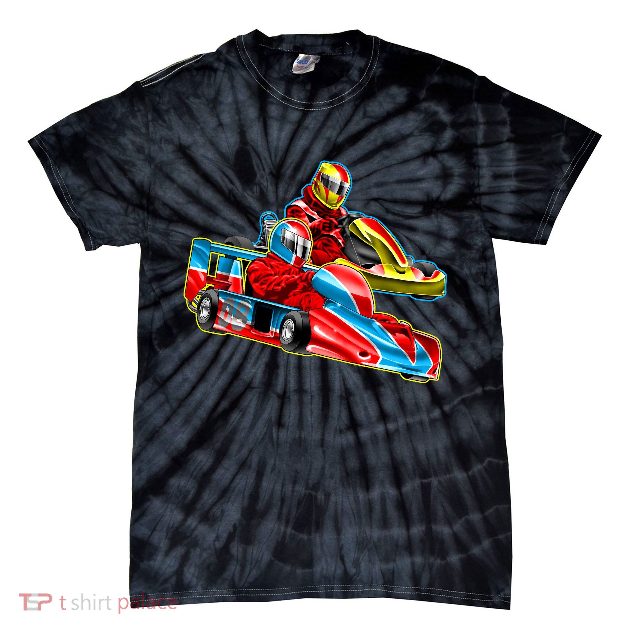 Go Karts Tie-Dye T-Shirt