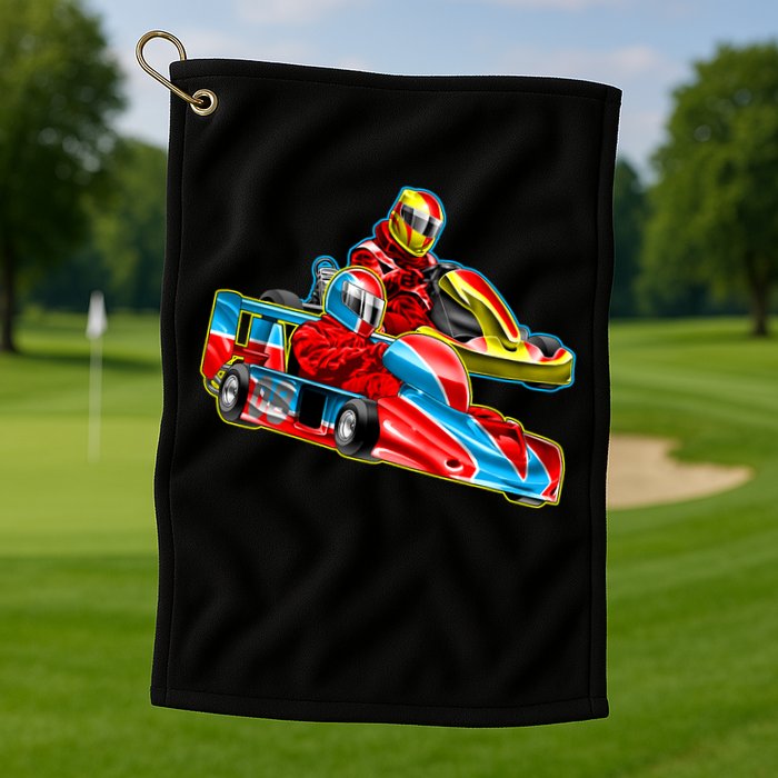 Go Karts Golf Towel